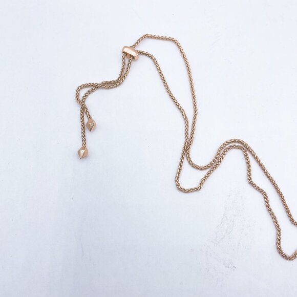 Kendra Scott Betsy Pink Shell Pendant Necklace With Lavender Tassels & Rose Gold - Picture 7 of 7